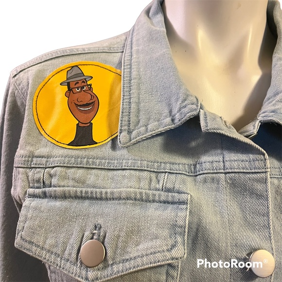 DISNEY Pixar ‘Soul’ denim jean jacket large - Picture 6 of 12